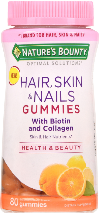 HAIR/SKIN/NAIL+CLGN GMY 80CT NAT BOUNTY