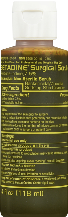 BETADINE SCRUB 7.5% 4OZ INST