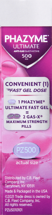 Phazyme Ultimate Geltab 500mg 20ct