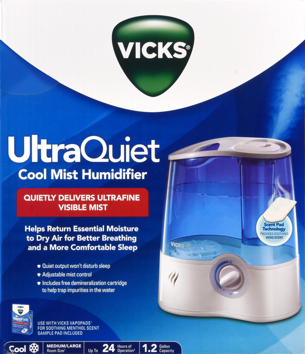 HUMIDIFIER 5100 ULTRASONIC 1.2GAL VICKS