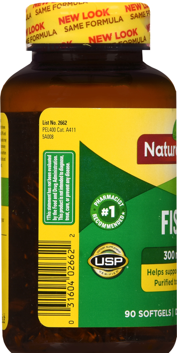 Nature Made FISH OIL 1000MG SOFTGEL 90ct