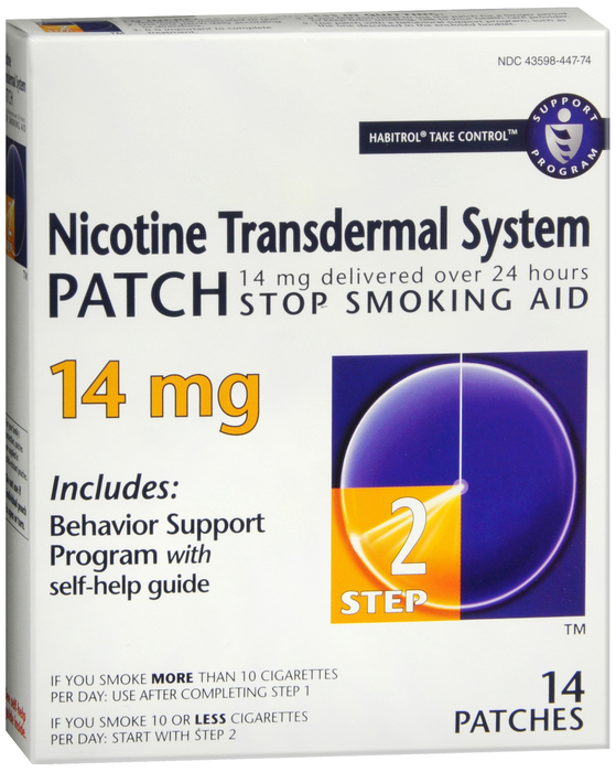 Habitrol Nicotine Transdermal System 14mg Stop Smoking Aid Patch 14ct