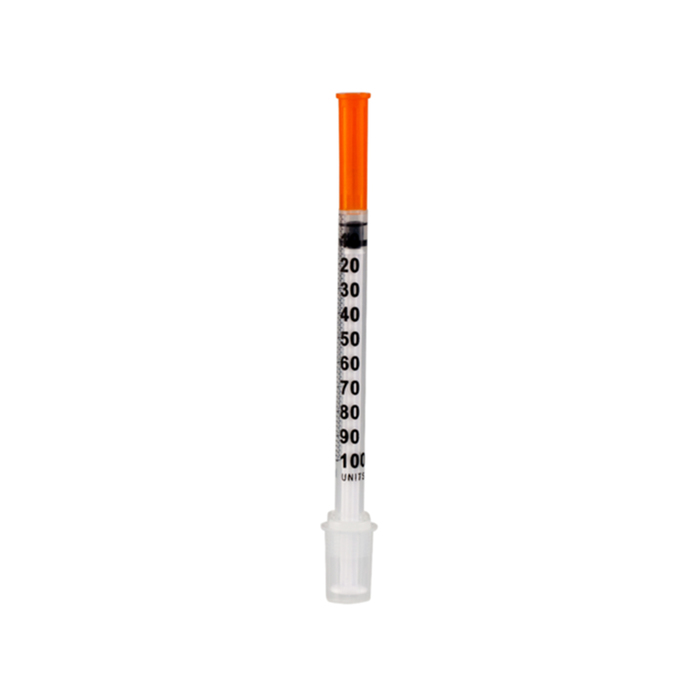 Droplet Insulin Syringe 31Gx8mm 1.0mL 100ct