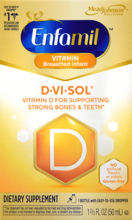 D-Vi-Sol Liquid Vitamin D Supplement Dropper 50ml