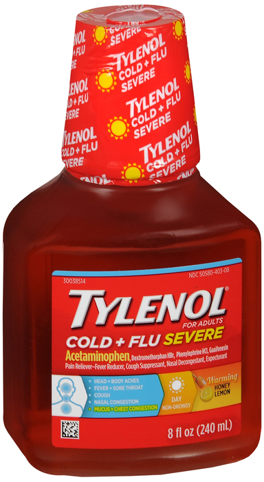 TYLENOL LIQUID WARMING DAY HONEY 8OZ