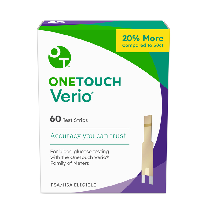 OneTouch Verio Test Strips 60ct