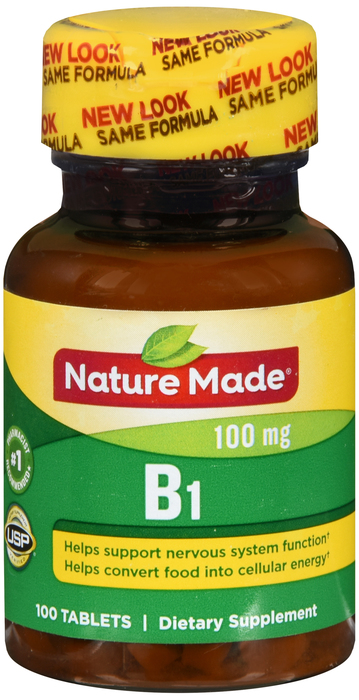 Nature Made VIT B1 100MG TABLET 100ct