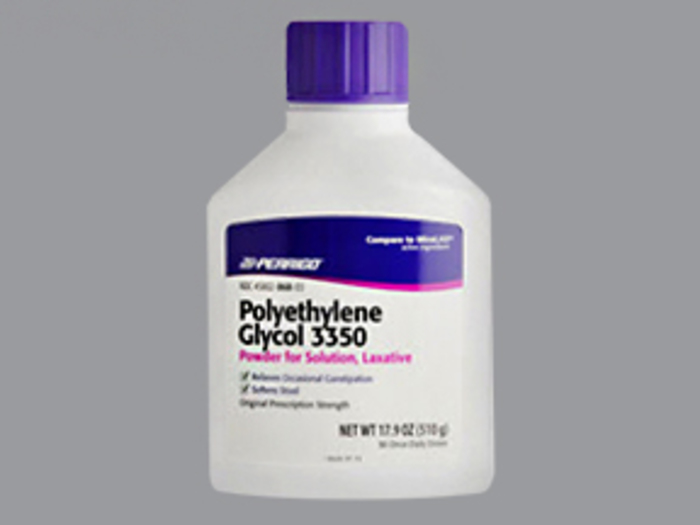 Polyethylene Glycol 3350 Powder 510g Perrigo