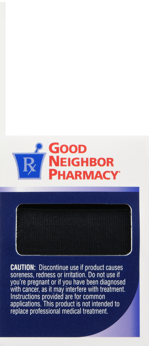 Good Neighbor Pharmacy Kinesiology Cotton Pre-Cut Strips Black Tape 20ct