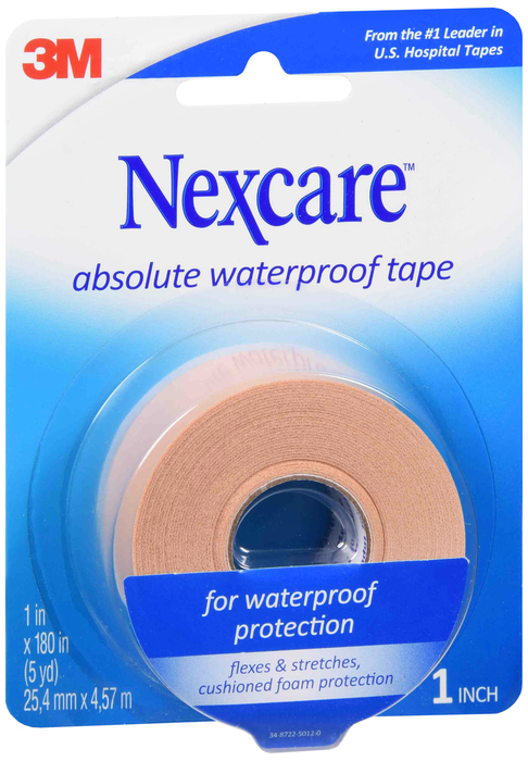 Nexcare Hospital Grade Waterproof First Aid Tape 1 in x 180 in 1ct