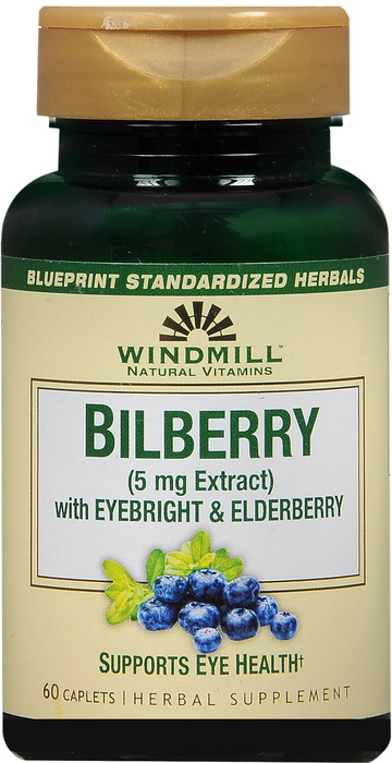 BILBERRY 5MG EXTRCT CAP 60CT WINDMILL