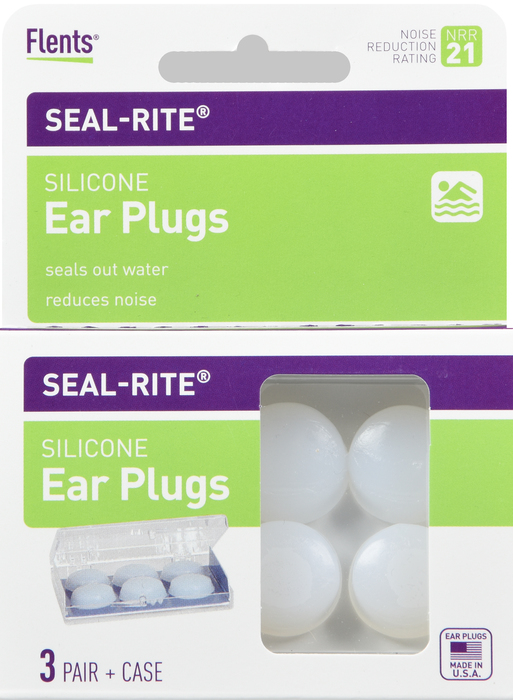 EAR PLUG SEAL RITE SILICON CLEAR 3PR API