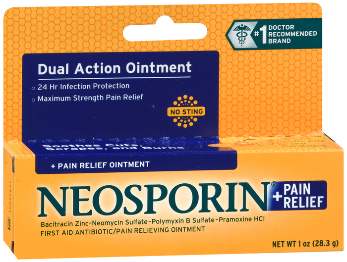 Neosporin Plus Antibiotic Plus Pain Relieving Ointment 1oz