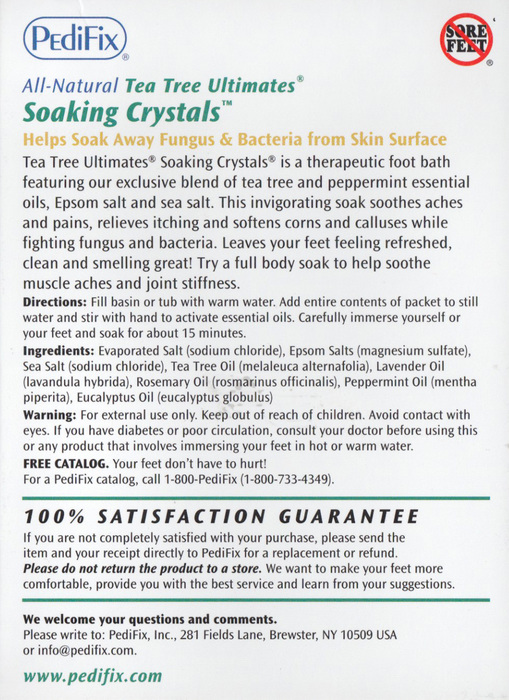 TEA TREE ULT SOAKING CRYSTALS 170GM DS