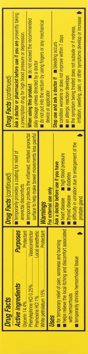 Preparation H Multi-Symptom Relief Hemorrhoidal Cream with Aloe 0.9oz