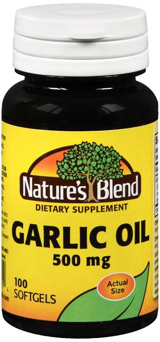 GARLIC 500MG SOFTGEL 100CT NAT BLEND