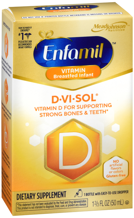 D-Vi-Sol Liquid Vitamin D Supplement Dropper 50ml