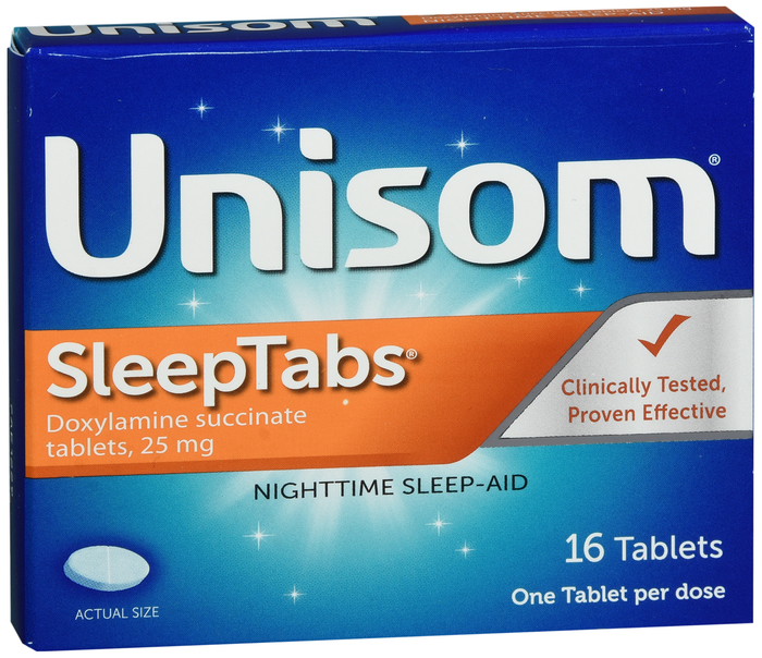 Unisom SleepTabs Doxylamine Succinate Tablets 16ct