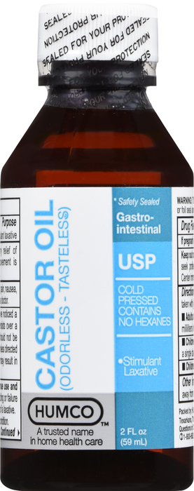 CASTOR OIL USP-OT 2OZ HUMCO