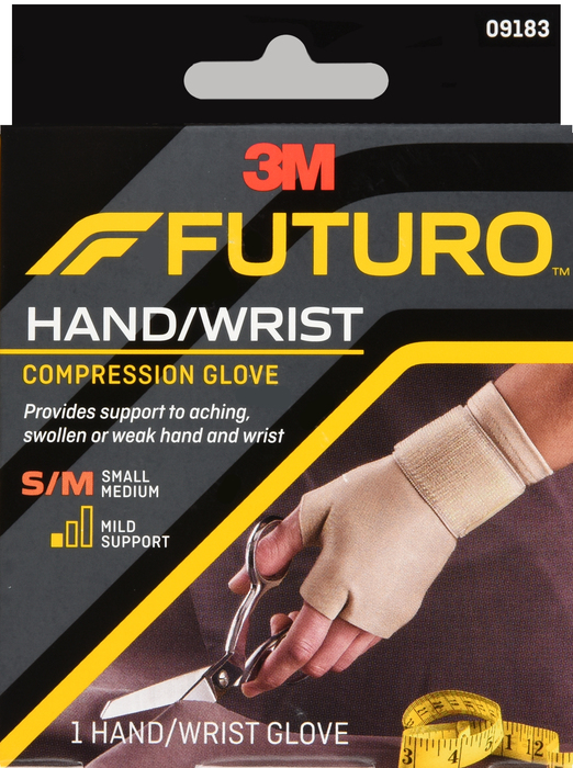 Futuro Compression Glove Hand/Wrist Small/Medium 1ct