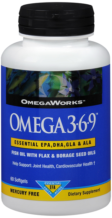 OMEGAWORKS 3-6-9 SOFTGEL 60CT