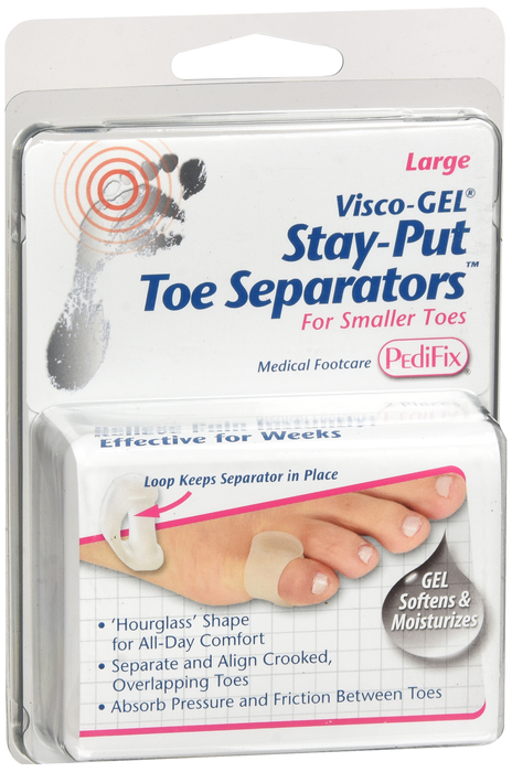 PEDIFIX TOE SEPARATORS VISCO GEL L DS