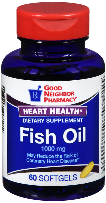 Good Neighbor Pharmacy Fish Oil 1000mg Softgels 60ct