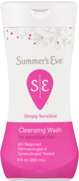 Summer's Eve Simply Sensitive Cleansing Wash 9oz