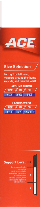 Ace Deluxe Thumb Stabilizer Adjustable 1ct