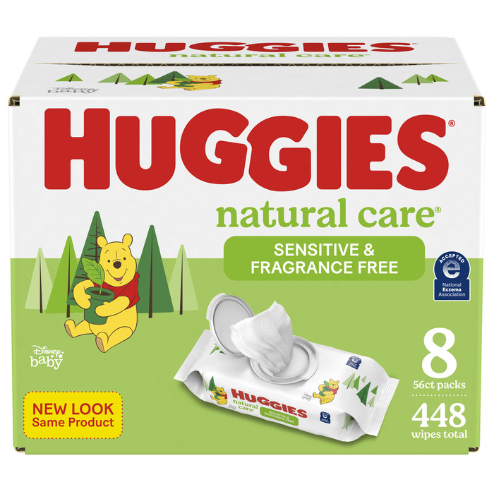 Huggies Natural Care Wipes 56ct