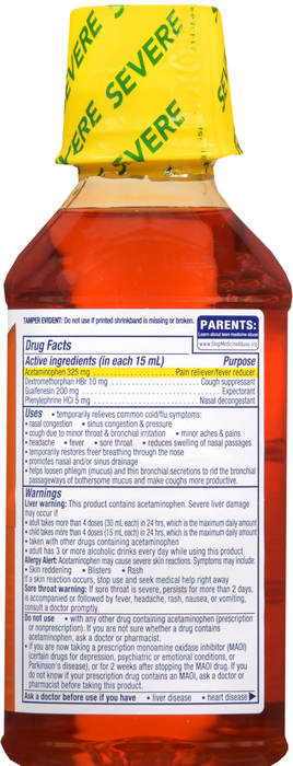 DayQuil Severe Cold & Flu Liquid 12oz