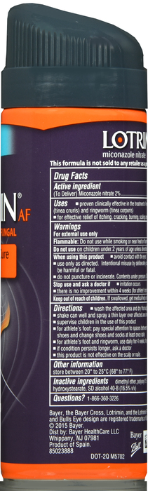 Lotrimin AF Antifungal Athlete's Foot Liquid Spray 4.6oz