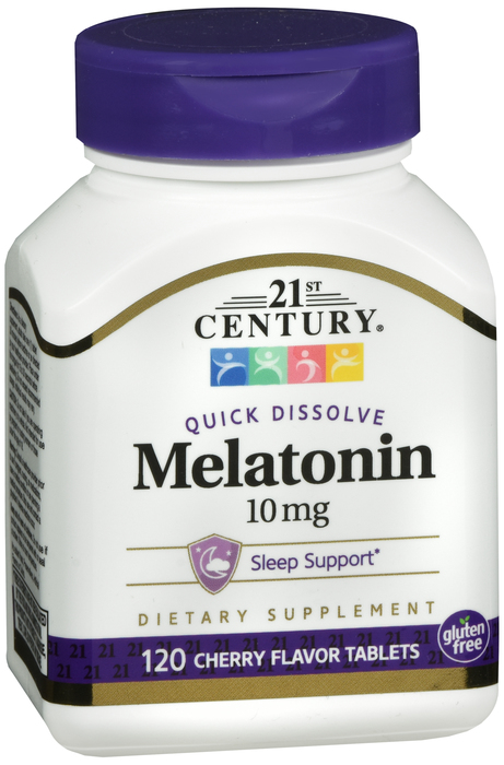 21st Century Melatonin 10mg Tablets Cherry 120ct