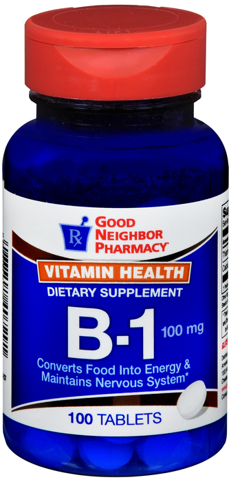 Good Neighbor Pharmacy Vitamin B-1 100mg Tablets 100ct