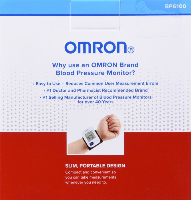 Omron 3 Series Wrist Blood Pressure Monitor 1ct