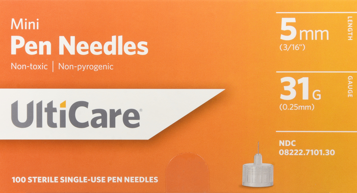 UltiCare Pen Needle 5mm 31g 100ct