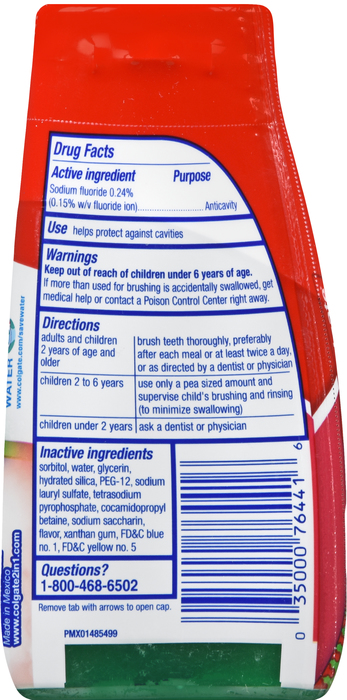 Colgate Kids Toothpaste 2N1 Watermelon 4.6oz