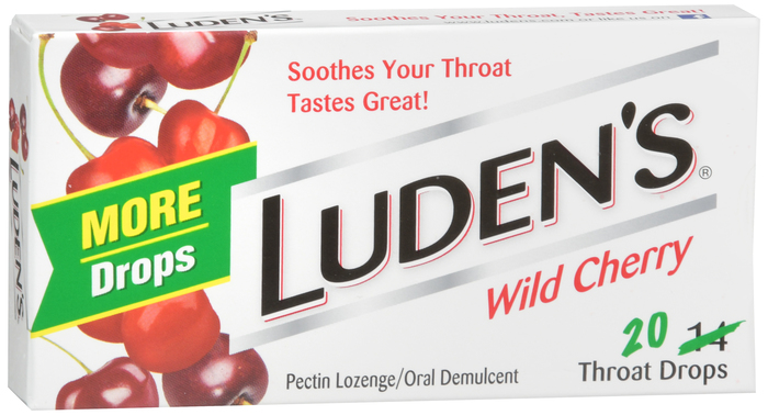 LUDENS BOX WILD CHERRY 20X20CT