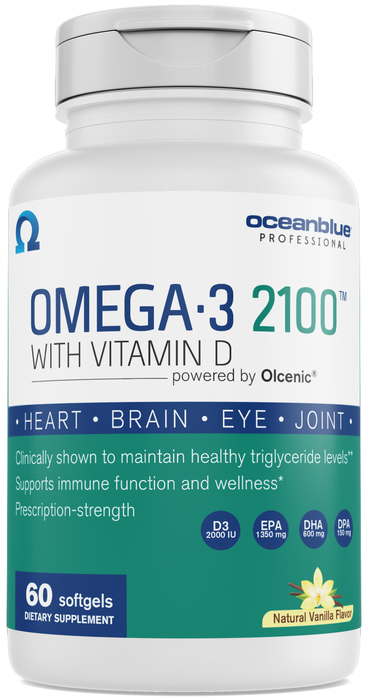 OceanBlue Omega-3 2100mg with Vitamin D Softgels 60ct