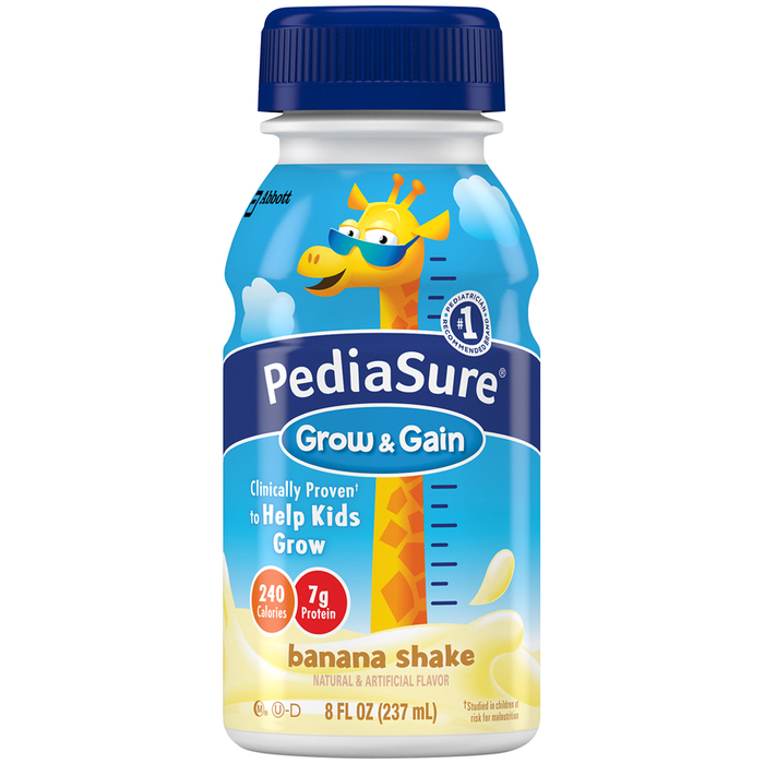 PEDIASURE SHAKE RETAIL BANANA 4X6X8OZ