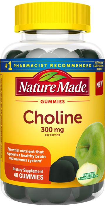 VITAMIN CHOLINE 300 MG GMY 40 NAT MADE