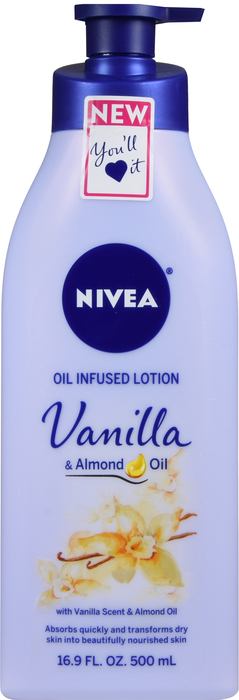 NIVEA OIL INFSD LOTION VNLA ALMND 16.9OZ