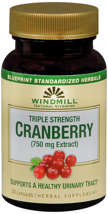 CRANBERRY 750 MG CAPSULES 30CT WINDML