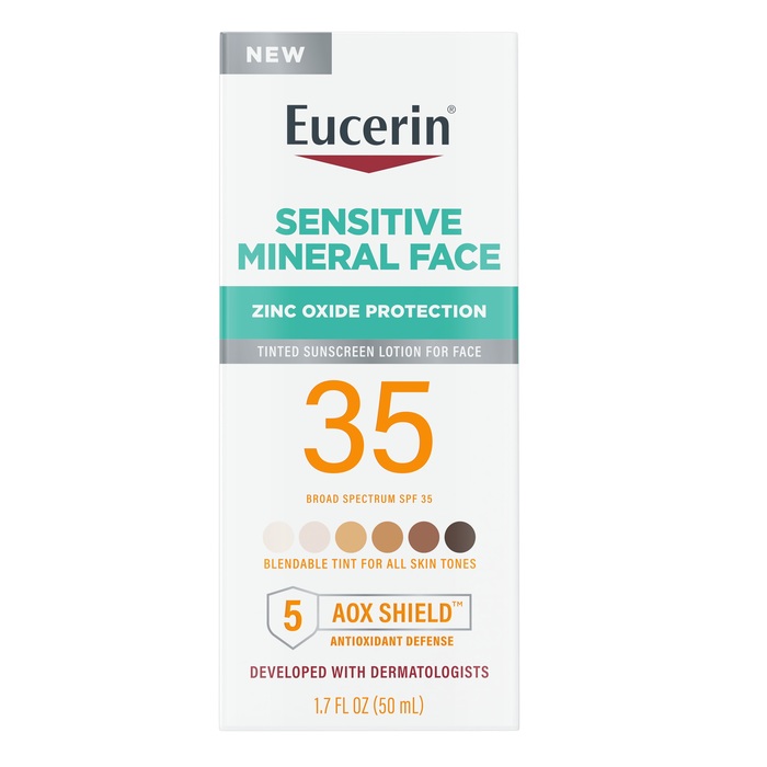 Eucerin Sensitive Mineral Face Lotion SPF35 1.7oz