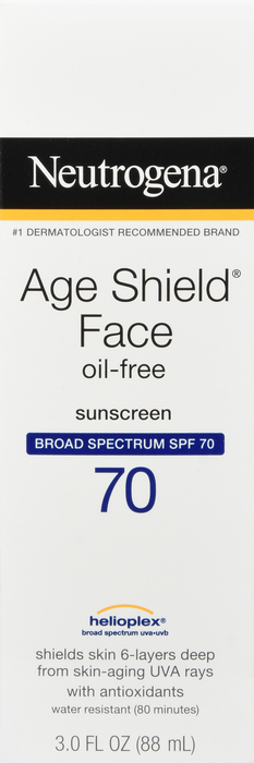 Neutrogena Age Shield Face SPF 70 Sunscreen Lotion 3oz