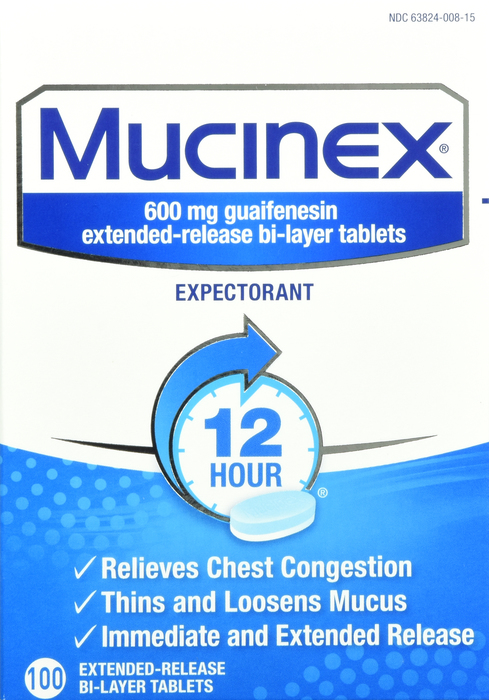 Mucinex Expectorant Tablets 100ct