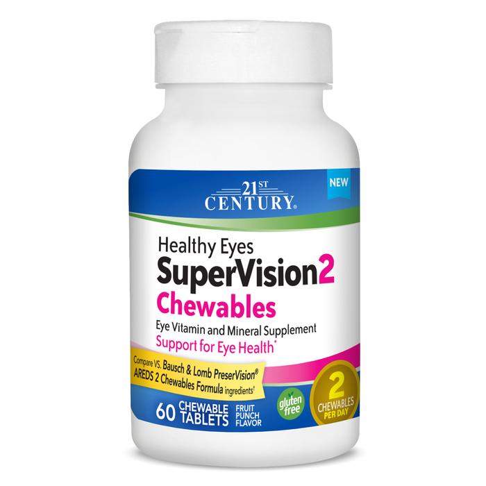 21st Century Healthy Eyes SuperVision 2 Chewable Tablets 60ct