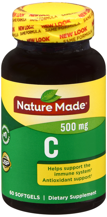 Nature Made Vitamin C 500mg Liquigel 60ct