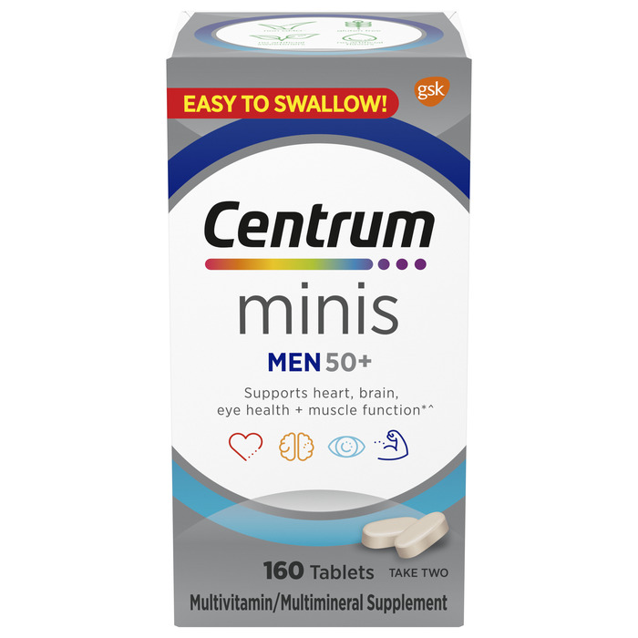 Centrum Mini Adult 50+ Men Tablets 160ct