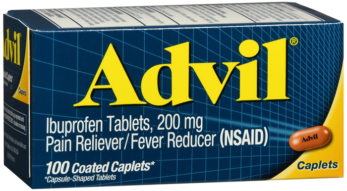 Advil Pain Reliever/Fever Reducer 200mg Caplets 100ct